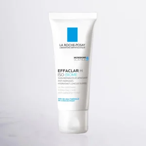 Crème hydratante La Roche-Posay Effaclar H 40 ml, réhydrate intensément les peaux grasses fragilisées par les traitements, disponible en parapharmacie à Kénitra et parapharmacie en ligne.