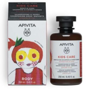 APIVITA KIDS SHAMPOING ET APRES SHAMPOING DOUX ENFANT 250ml