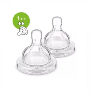 AVENT CLASSIQUE 2 TETINES- 1M+ / 2T