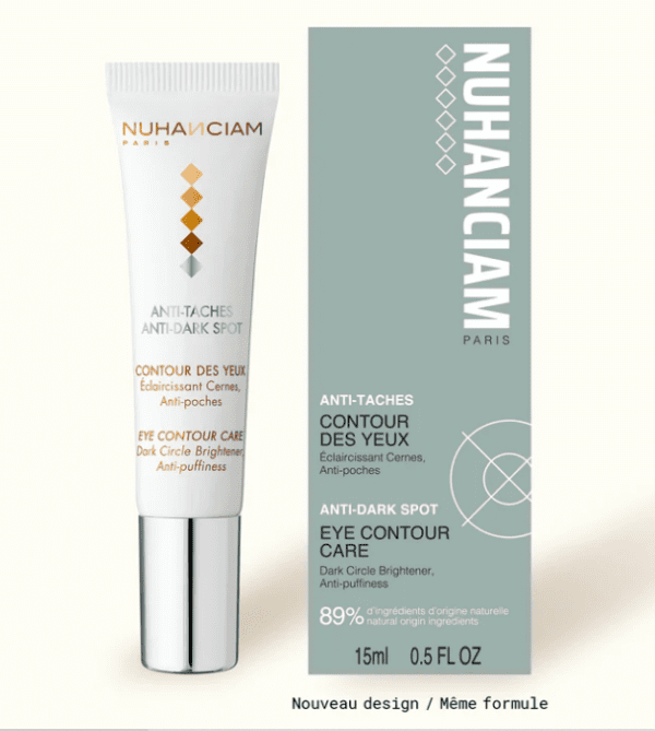 NUHANCIAM Contour des Yeux 15 ml, soin hydratant et anti-âge, disponible en parapharmacie à Kénitra et sur notre parapharmacie en ligne