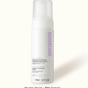 Nuhanciam Mousse Nettoyante Douce, nettoyant visage doux et naturel, disponible en parapharmacie à Kénitra et sur notre parapharmacie en ligne