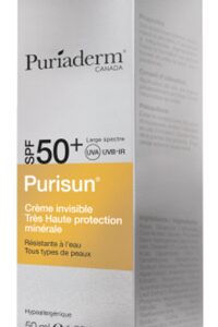 Puriaderm purisun écran invisible 50ml