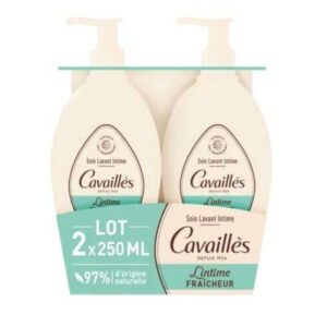 ROGE CAVAILLES SOIN LAVANT INTIME FRAICHEUR LOT DE 2