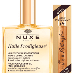 NUXE Huile Prodigieuse - Huile sèche 100ml + Roll-on Huile Prodigieuse Or 8ml offert