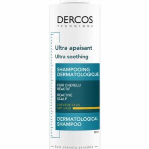 Vichy Dercos Shampoing Ultra Apaisant Cheveux Secs | 200ml