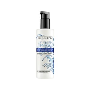 Bella Aurora Gel Nettoyant Anti-Taches 200 ml, nettoyant doux qui élimine les impuretés tout en aidant à atténuer les taches pigmentaires, pour une peau nette, lumineuse et uniforme, disponible en parapharmacie à Kénitra et sur notre parapharmacie en ligne