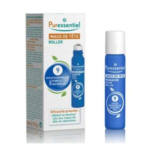 PURESSENTIEL MAUX DE TETE ROLLER 9 HUILES ESSENTIELLES 5ML