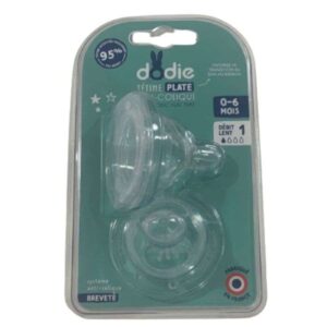 DODIE TETINE PLATE SENSATION+ ANTI COLIQUE D1 0-6M X2