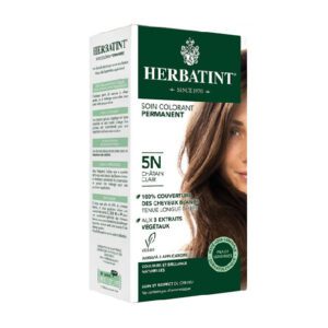 Herbatint Soin Colorant Permanent 5N Blond Foncé, coloration naturelle sans ammoniaque, pour cheveux lumineux, disponible au Maroc à Kénitra