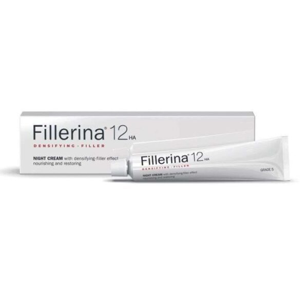 Fillerina 12 HA Crème Densifying Filler Degré 5, soin anti-âge intensif pour peau mature, comble rides et redensifie, disponible à Kénitra