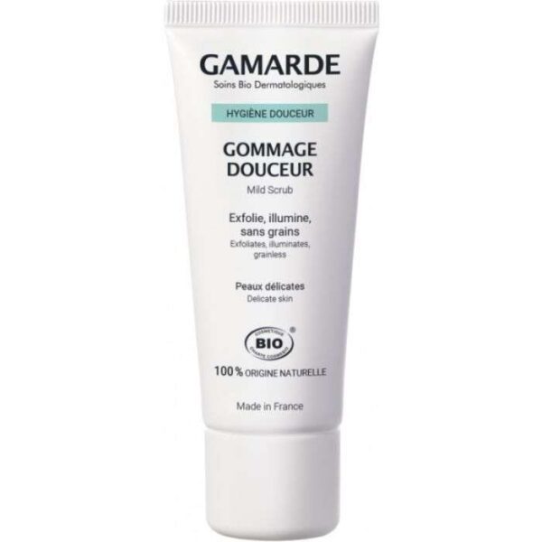 Gamarde Gommage Douceur Visage 40 g, exfoliant doux pour peau sensible, élimine les impuretés et affine le grain de peau, disponible à Kénitra