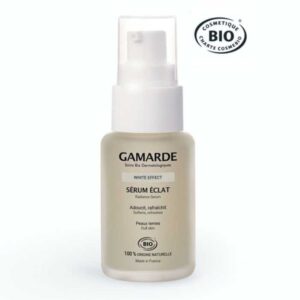 Gamarde Sérum Éclat 30 ml, soin illuminateur pour raviver l’éclat du teint et hydrater la peau, disponible au Maroc à Kénitra