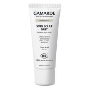 Gamarde Soin Éclat Nuit 40 g, soin régénérant pour un teint lumineux au réveil, adapté aux peaux ternes, disponible au Maroc à Kénitra