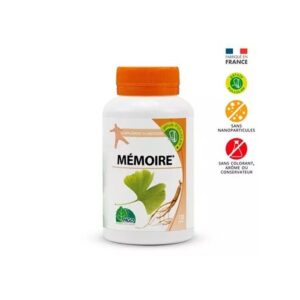 MGD Nature Mémoire 120 gélules, complément naturel pour amélioration de la concentration et mémoire, disponible en parapharmacie Kénitra