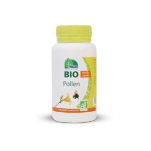MGD Pollen Bio 220 mg 90 gélules, complément naturel riche en vitamines et nutriments pour énergie et vitalité, disponible à Kénitra