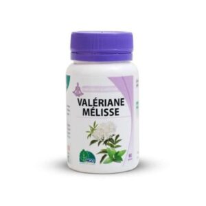 MGD Valériane et Mélisse 60 gélules, complément naturel pour relaxation, réduction du stress et amélioration du sommeil, disponible à Kéntra