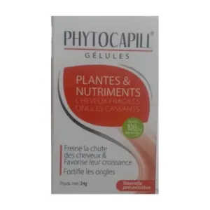 Phytocapill Plantes Nutriments cheveux et ongles 30 comprimés, complément naturel pour fortifier cheveux et ongles, disponible à Kénitra Maroc