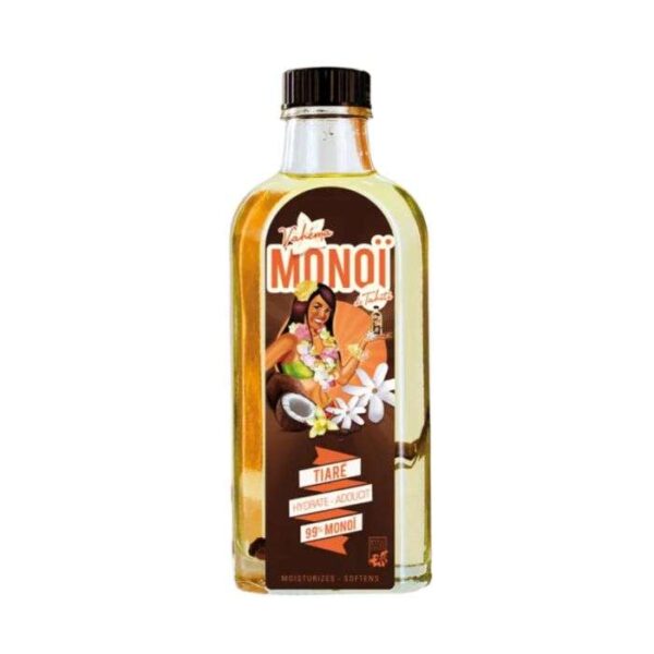 Vahema Monoï de Tahiti Tiaré 100 ml, huile nourrissante et parfumée pour peau et cheveux, soin naturel, disponible en parapharmacie Kénitra