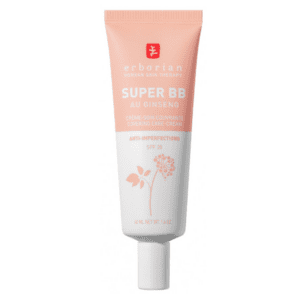 BB crème Erborian au ginseng teinte dorée avec SPF20, hydrate, unifie et illumine le teint pour un éclat naturel, disponible en parapharmacie à Kénitra et parapharmacie en ligne.