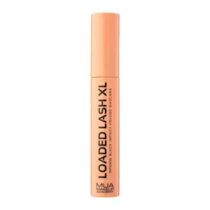 Mascara waterproof MUA Loaded Lash XL en noir, volume XXL et tenue longue durée pour un regard intense, disponible en parapharmacie à Kénitra et parapharmacie en ligne.
