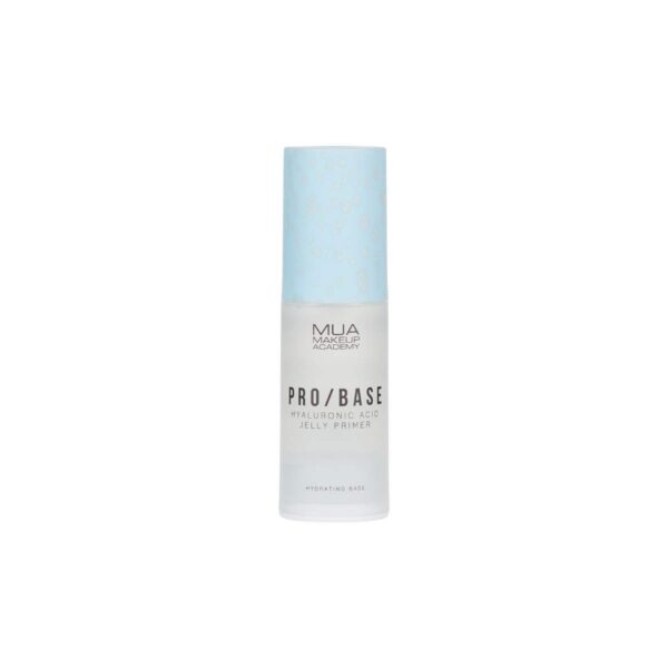 Base de maquillage hydratante MUA Makeup Academy Pro/Base Hydrating Hyaluronic Jelly Primer, enrichie en acide hyaluronique pour une peau douce et lumineuse, disponible en parapharmacie à Kénitra et parapharmacie en ligne.