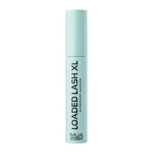 Mascara waterproof MUA Loaded Lash XL en noir, volume XXL et tenue longue durée pour un regard intense, disponible en parapharmacie à Kénitra et parapharmacie en ligne.