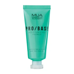 Base de teint hydratante MUA F/ PRO BASE Moisturising Primer, prépare la peau au maquillage tout en apportant une hydratation durable, idéale pour les peaux sèches, disponible en parapharmacie à Kénitra et parapharmacie en ligne.