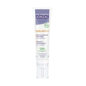 Sérum concentré Jonzac Hyalu Activ C 30 ml, formule hydratante et anti-âge avec acide hyaluronique et vitamine C, disponible en parapharmacie à Kénitra et parapharmacie en ligne.
