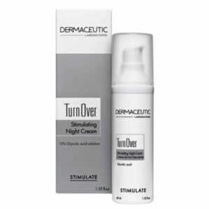 Dermaceutic Turn Over Crème de Nuit Anti-Âge Lissante 40ml, crème de nuit anti-âge pour lisser la peau et réduire les signes du vieillissement.