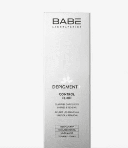 Fluide dépigmentant Babé Dépigment+ Control 40 ml – texture légère, soin anti-taches pour peaux sensibles, disponible en parapharmacie à Kénitra