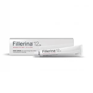Crème de nuit Fillerina 12 HA Grade 5 – soin anti-âge intensif 50 ml, disponible en parapharmacie Kénitra et parapharmacie en ligne.