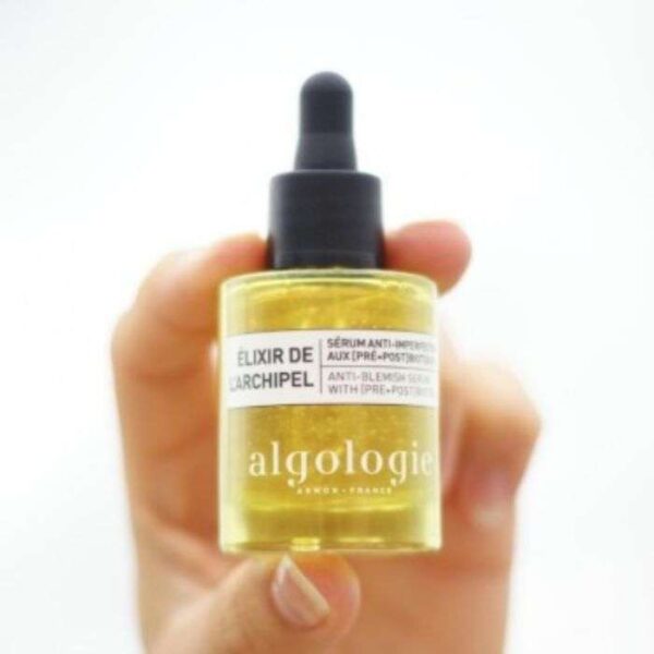 Élixir Algologie de l’Archipel 30 ml, soin concentré régénérant, disponible en parapharmacie Kénitra et parapharmacie en ligne.