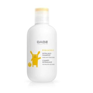 Shampooing extra doux Babé Pediatric 200 ml – nettoyant doux pour cheveux délicats de bébé, disponible en parapharmacie à Kénitra