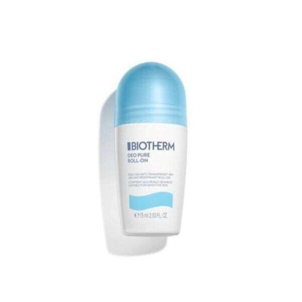 Déodorant Biotherm Roll-On 48H – anti-transpirant doux pour peaux sensibles, disponible en parapharmacie à Kénitra