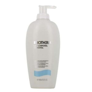 Lait hydratant pour le corps Biotherm 400 ml – soin nourrissant pour peau sèche, disponible en parapharmacie à Kénitra