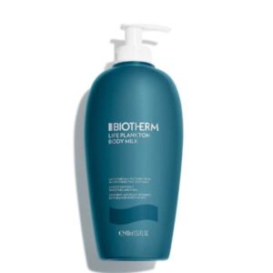 Lait corps Biotherm Life Plankton 400 ml – soin hydratant et apaisant pour peau sèche, disponible en parapharmacie à Kénitra