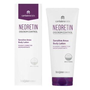 Lotion corporelle Neoretin DC clarifiante pour zones sensibles 100 ml – atténue les taches et apaise, disponible en parapharmacie à Kénitra