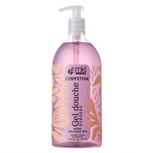 Gel douche surgras à la mûre sauvage bio MKL Cosméthik 1L – Parapharmacie Kénitra