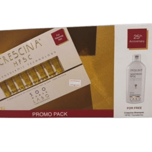 Promo pack Crescina HFSC 500 Woman et shampooing HFSC, soins capillaires, disponible en parapharmacie Kénitra et parapharmacie en ligne.