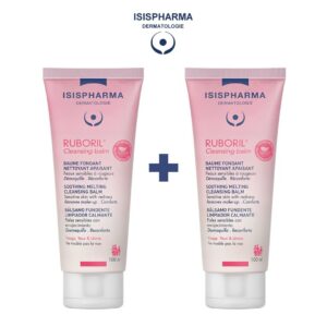 Baume nettoyant apaisant pour peaux sensibles sujettes aux rougeurs, disponible en parapharmacie à Kénitra et sur notre parapharmacie en ligne