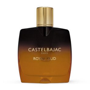 Castelbajac ROYAL OUD, parfum luxueux et envoûtant aux notes profondes de oud, bois précieux et épices, pour une fragrance élégante et raffinée, disponible en parapharmacie à Kénitra et sur notre parapharmacie en ligne