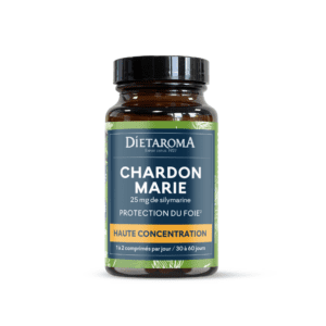 DIETAROMA C.I.P. Chardon Marie, complément naturel pour le soutien hépatique, 60 comprimés, disponible en parapharmacie à Kénitra et sur notre parapharmacie en ligne