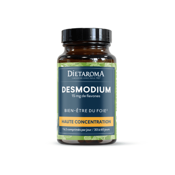 DIETAROMA C.I.P. Desmodium, complément naturel pour le soutien hépatique, 60 comprimés, disponible en parapharmacie à Kénitra et sur notre parapharmacie en ligne