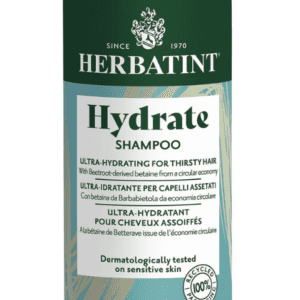 Herbatint Hydrate Shampoo, shampoing hydratant à l’aloe vera pour cheveux secs et colorés, disponible en parapharmacie à Kénitra et sur notre parapharmacie en ligne