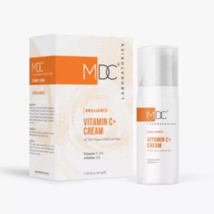 MDC BRILLANCE Crème Vitamine C+ 50 ml, soin illuminant et revitalisant à la vitamine C, disponible en parapharmacie à Kénitra et sur notre parapharmacie en ligne