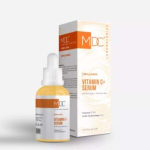 MDC BRILLANCE Sérum Vitamine C+ 30 ml, soin anti-oxydant pour un teint éclatant, disponible en parapharmacie à Kénitra et sur notre parapharmacie en ligne