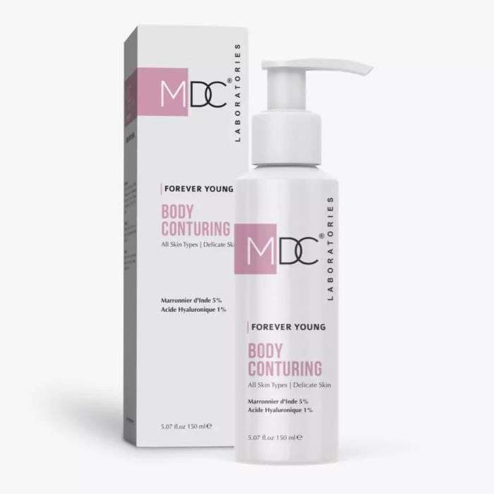 mdc-mdc-forever-young-body-conturing-150-ml-cellulite-et-vergetures MDC FOREVER YOUNG Body Contouring 150 ml, soin remodelant pour une silhouette affinée, disponible en parapharmacie à Kénitra et sur notre parapharmacie en ligne