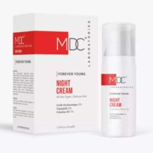 MDC FOREVER YOUNG Crème Nuit 50 ml, soin anti-âge réparateur, disponible en parapharmacie à Kénitra et sur notre parapharmacie en ligne
