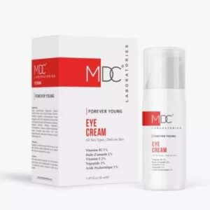 MDC FOREVER YOUNG Crème Yeux 50 ml, soin anti-âge pour le contour des yeux, disponible en parapharmacie à Kénitra et sur notre parapharmacie en ligne