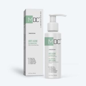 MDC MAGICIAN Gel Purifiant Anti-Acné 150 ml, soin nettoyant et purifiant pour peaux à tendance acnéique, disponible en parapharmacie à Kénitra et sur notre parapharmacie en ligne